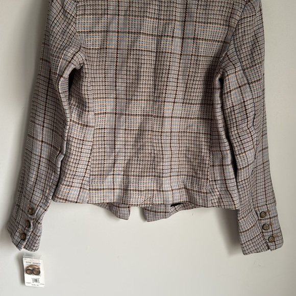 NEW FREE PEOPLE Chess Blazer in Multi XS - Picture 13 of 16